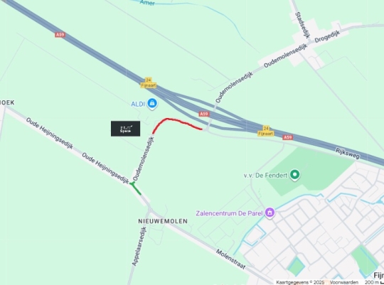 Let op: Wegafsluiting Oudemolensedijk