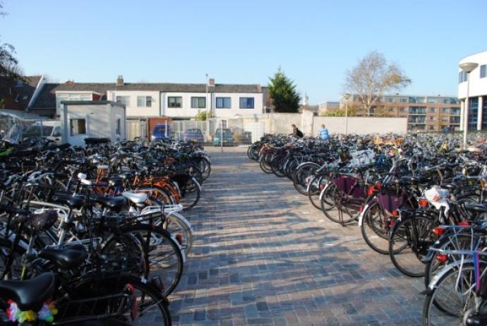 Temporary bike sheds