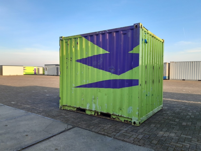 10ft. container met stalen vloer HS-1500