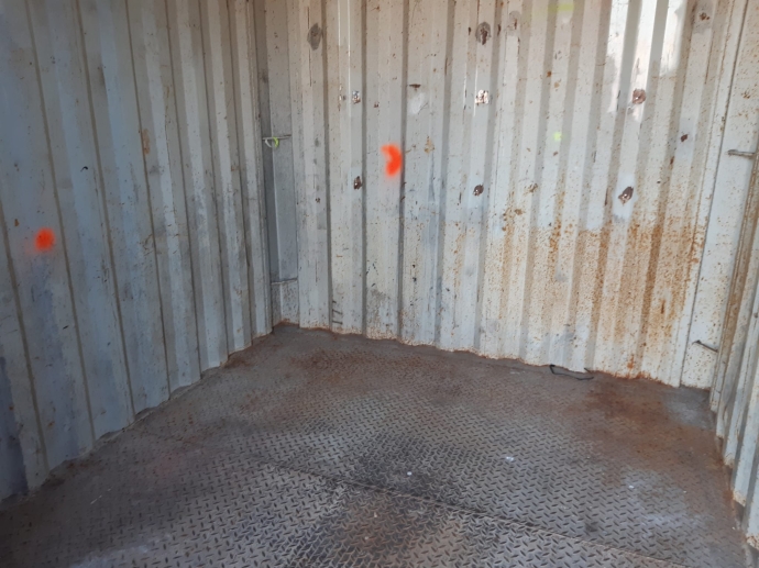 10ft. container met stalen vloer HS-1500