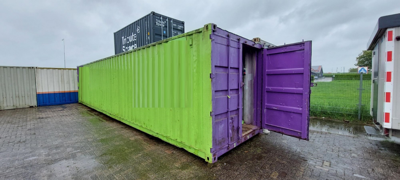 40FT. OPSLAGCONTAINER 12x2,4m.  hs-1373