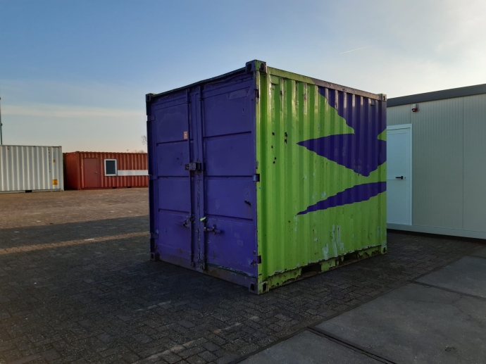 10ft. container met stalen vloer HS-1500